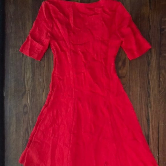 Anthropologie Maeve Juliet Red Corset Dress - Picture 3 of 6